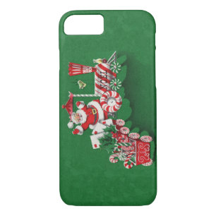 title_seo2 El vintage Santa Claus Peppermint Candy Train