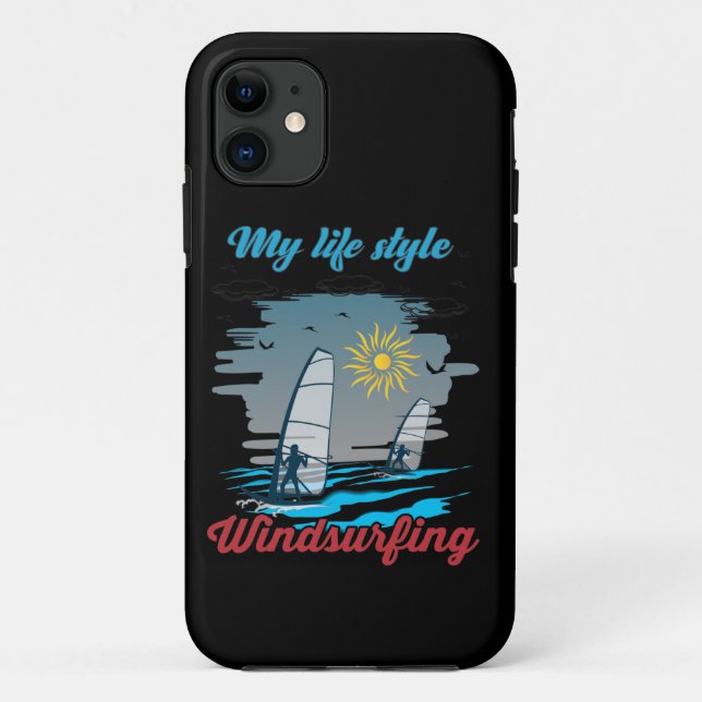 Funda De Case-Mate Para iPhone El Windsurf es mi estilo de vida (Reverso)
