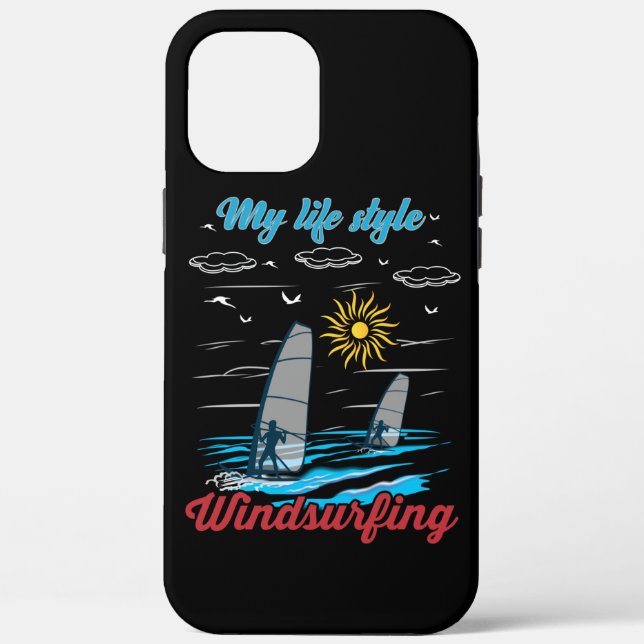 Funda De Case-Mate Para iPhone El Windsurf es mi estilo de vida (Reverso )
