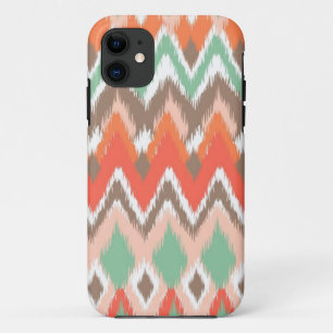 Funda Para iPhone 11 El zigzag azteca tribal del galón raya el modelo