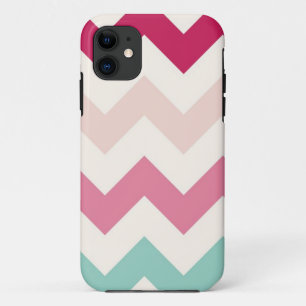 Funda Para iPhone 11 El zigzag en colores pastel del galón raya moda
