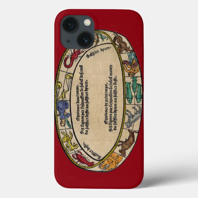 Funda De Case-Mate Para iPhone El Zodiaco, 1496 (Reverso)