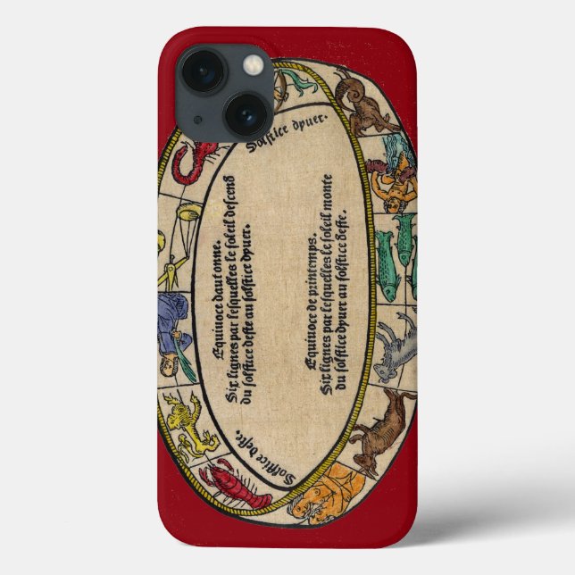 Funda De Case-Mate Para iPhone El Zodiaco, 1496 (Reverso)