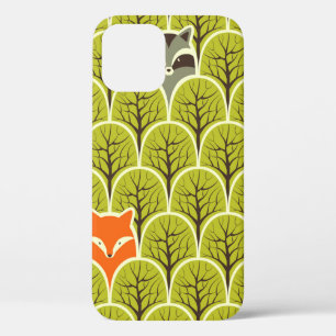 Funda Para iPhone 12 El zorro del mapache y el oso en un bosque sin sol