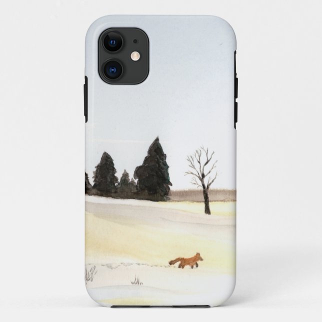 Funda De Case-Mate Para iPhone El zorro pequeño (Reverso)