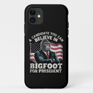 Funda Para iPhone 11 Elección 2024 Divertido Voto Sasquatch EE. UU.