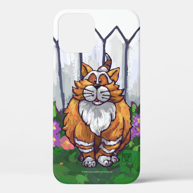 Funda De Case-Mate Para iPhone Electrónica de Ginger Cat (Reverso )