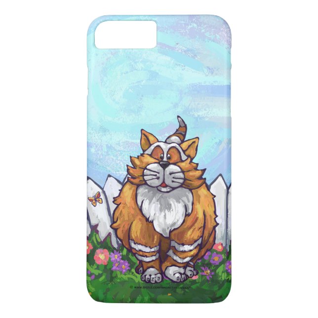 Funda De Case-Mate Para iPhone Electrónica de Ginger Cat (Reverso)