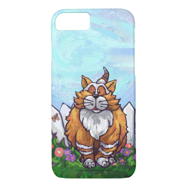 Funda De Case-Mate Para iPhone Electrónica de Ginger Cat (Reverso)