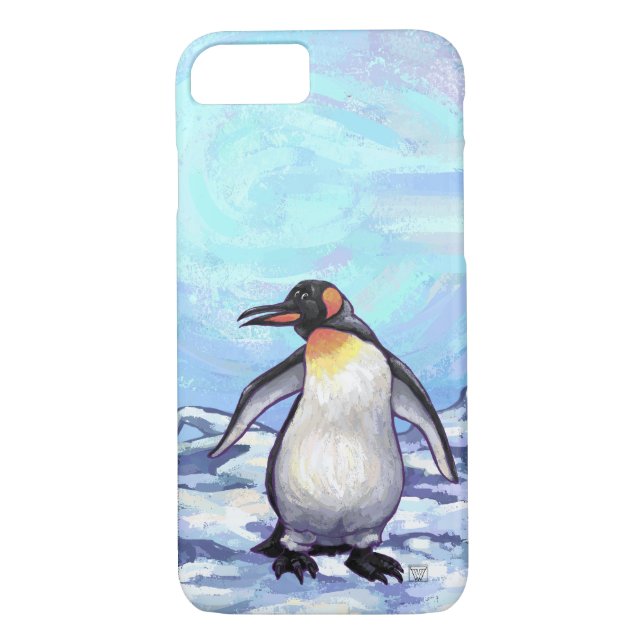 Funda De Case-Mate Para iPhone Electrónica de pingüino (Reverso)