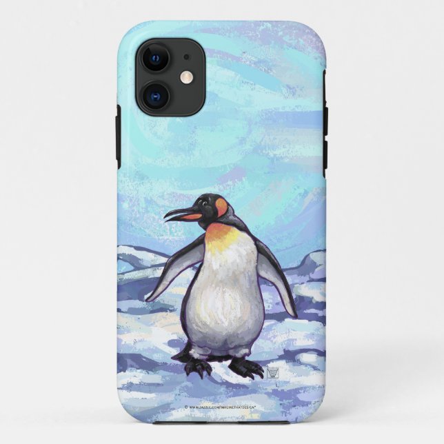 Funda De Case-Mate Para iPhone Electrónica de pingüino (Reverso)