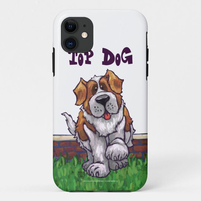 Funda De Case-Mate Para iPhone Electrónica de St Bernard (Reverso)