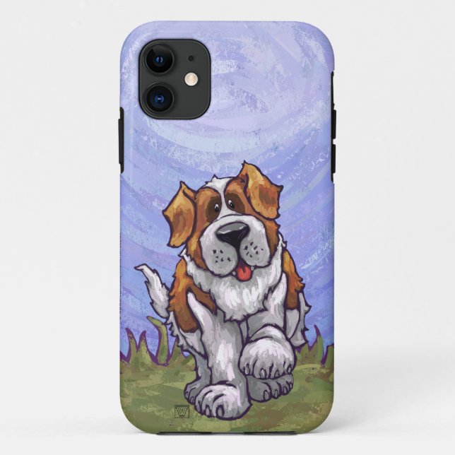 Funda De Case-Mate Para iPhone Electrónica de St Bernard (Reverso)