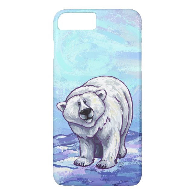 Funda De Case-Mate Para iPhone Electrónica del oso polar (Reverso)