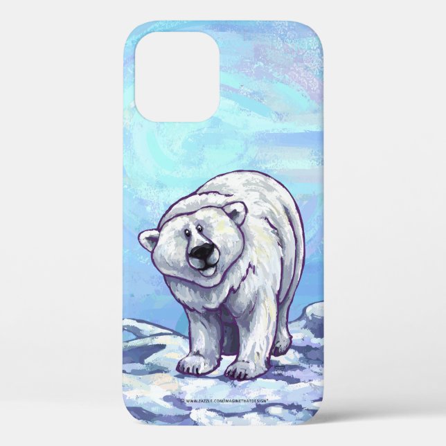 Funda De Case-Mate Para iPhone Electrónica del oso polar (Reverso )