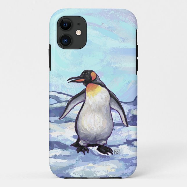 Funda De Case-Mate Para iPhone Electrónica Penguin (Reverso)