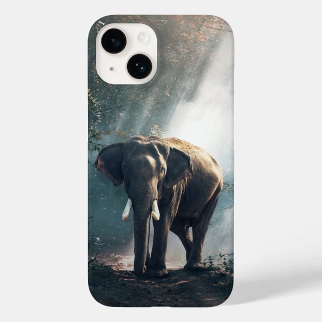 Funda De Case-Mate Para iPhone elefante (Reverso )