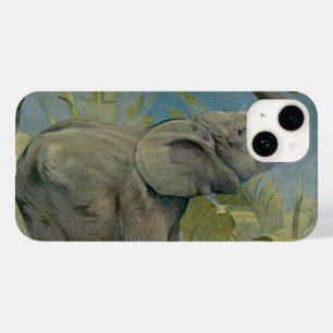 title_seo2 Elefante africano vintage en la jungla, desprestig
