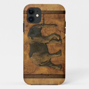 Funda Para iPhone 11 Elefante africano y caja rústica del teléfono