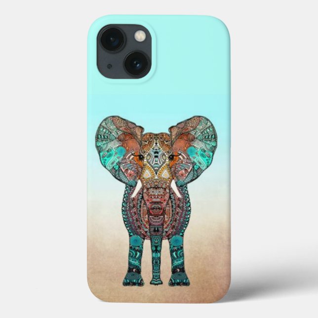 Funda De Case-Mate Para iPhone Elefante azteca (Reverso)