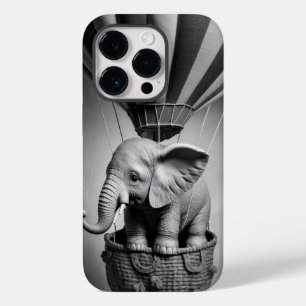 Funda Para iPhone 14 Pro De Case-Mate Elefante bebé en un globo aerostático