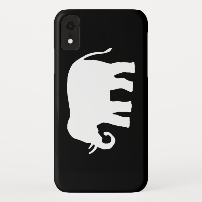 Funda De Case-Mate Para iPhone Elefante blanco (Reverso)