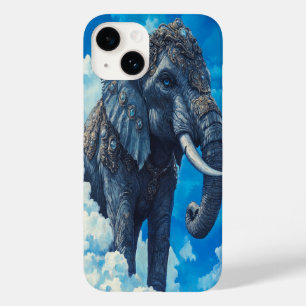 Funda Para iPhone 14 De Case-Mate 🐘 Elefante Celeste