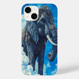 Funda Para iPhone 14 De Case-Mate 🐘 Elefante Celeste
