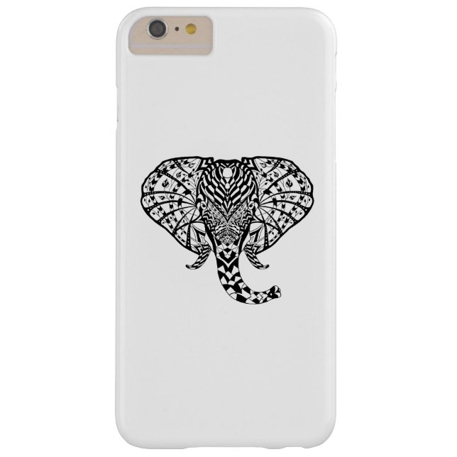 Funda De Case-Mate Para iPhone Elefante étnico del modelo (Reverso)