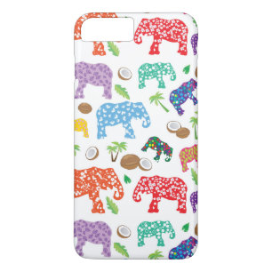 Funda Para iPhone 8 Plus/7 Plus Elefantes tropicales