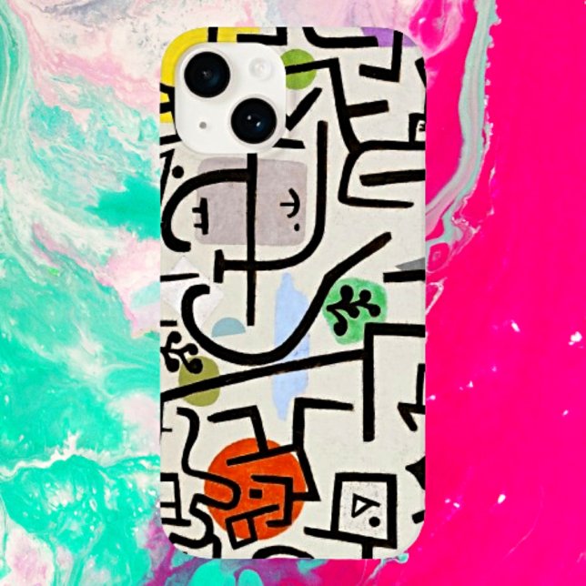 Funda De Case-Mate Para iPhone Elegancia artística: Puerto rico de Paul Klee (Subido por el creador)