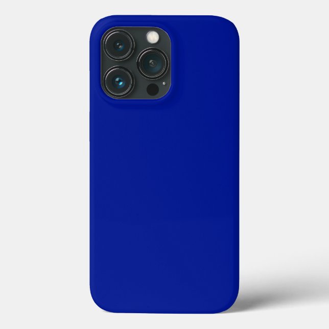 Funda De Case-Mate Para iPhone Elegancia azul brillante (Reverso )