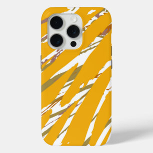 Funda Para iPhone 15 Pro Elegancia del pincel dorado