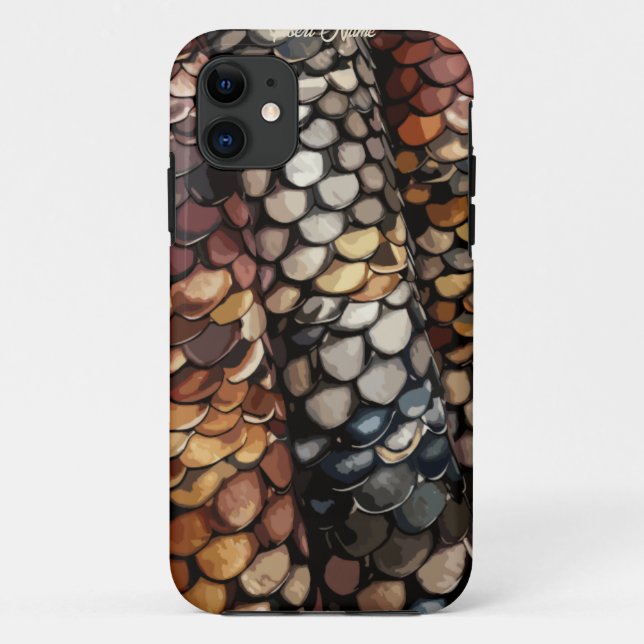 Funda De Case-Mate Para iPhone Elegancia deslizante (Reverso)