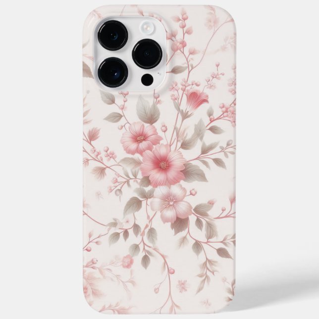 Funda De Case-Mate Para iPhone Elegancia Floral (Reverso)
