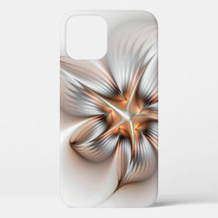 Funda Para iPhone 12 Elegancia floral modernidad Resumen arte fractal