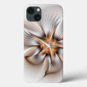 Funda Para iPhone 13 Elegancia floral modernidad Resumen arte fractal