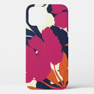 Funda Para iPhone 12 Elegancia floral: patrón abstracto