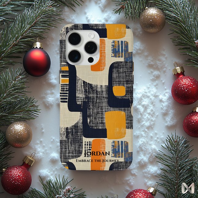 Funda De Case-Mate Para iPhone Elegancia Geométrica Jeroglífica – Fusión Atempora (Subido por el creador)