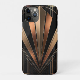 Funda Para iPhone 11 Pro Elegancia geométrica metálica Art Deco