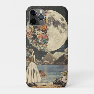 Funda Para iPhone 11 Pro Elegancia iluminada por luna - Mujer con luna (2)