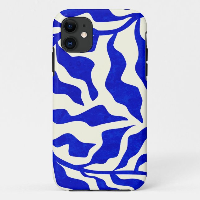 Funda De Case-Mate Para iPhone Elegancia índigo (Reverso)
