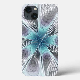 title_seo2 Elegancia Moderno Azul Gris Blanco Arte Fractal Fl