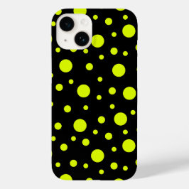 Funda Para iPhone 14 De Case-Mate elegancia negra y amarilla