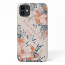Elegancia Pastel Bloom: Estuche Floral para iPhone