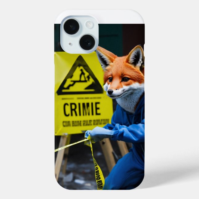 Funda De Case-Mate Para iPhone Elegancia salvaje: cubierta para iPhone Fox 15 (Reverso )