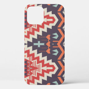 Funda Para iPhone 12 Elegancia tribal: impresión étnica geométrica