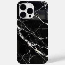 Funda Para iPhone 14 Pro Max De Case-Mate Elegant Black Marble Texture iPhone Case