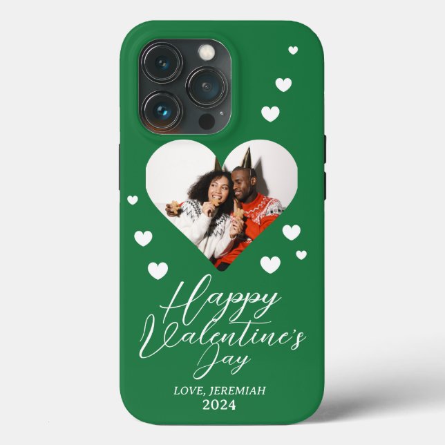 Funda De Case-Mate Para iPhone Elegant Love Happy Valentine Day Family Photo (Reverso )