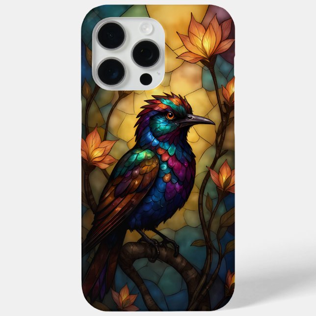 Funda De Case-Mate Para iPhone Elegant Stained Glass Phone Case | Luxury Artistic (Reverso )